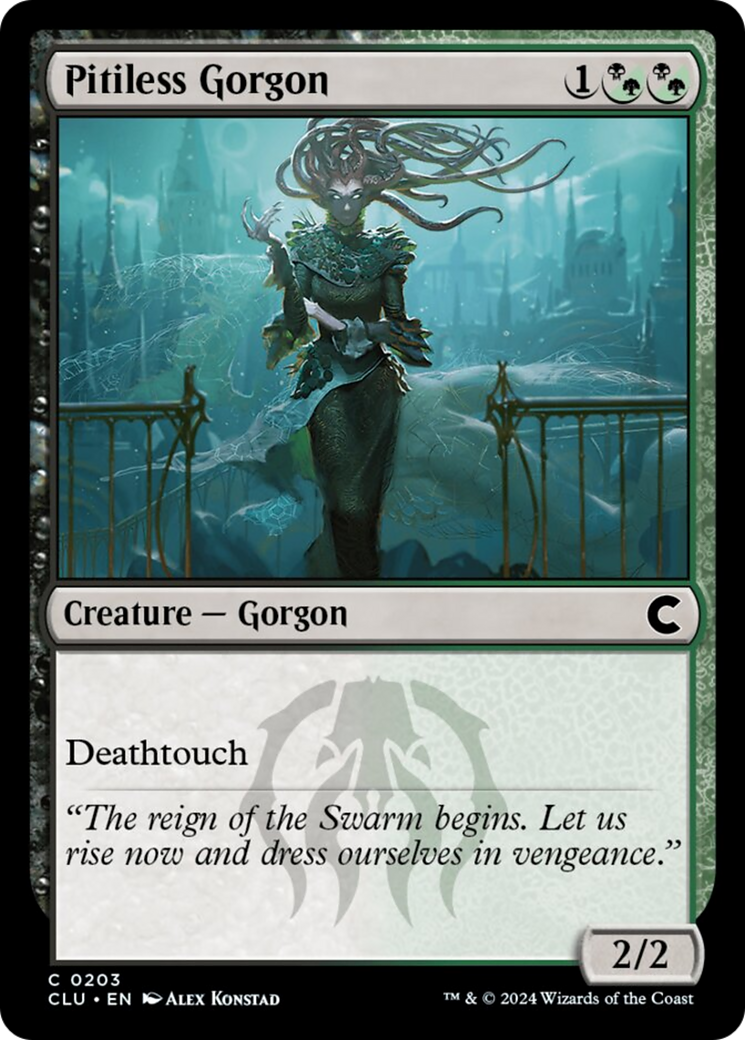 Pitiless Gorgon [Ravnica: Clue Edition] | Lots Moore NSW