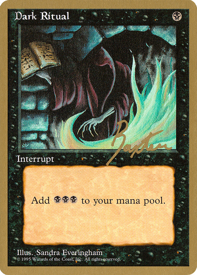 Dark Ritual (George Baxter) [Pro Tour Collector Set] | Lots Moore NSW