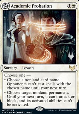 Academic Probation (Promo Pack) [Strixhaven: School of Mages Promos] | Lots Moore NSW
