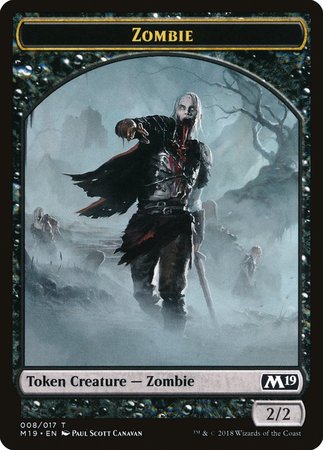 Zombie Token [Core Set 2019 Tokens] | Lots Moore NSW