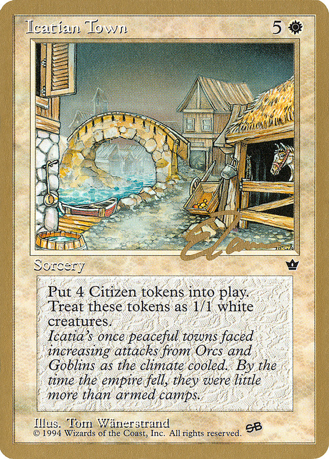 Icatian Town (Eric Tam) (SB) [Pro Tour Collector Set] | Lots Moore NSW