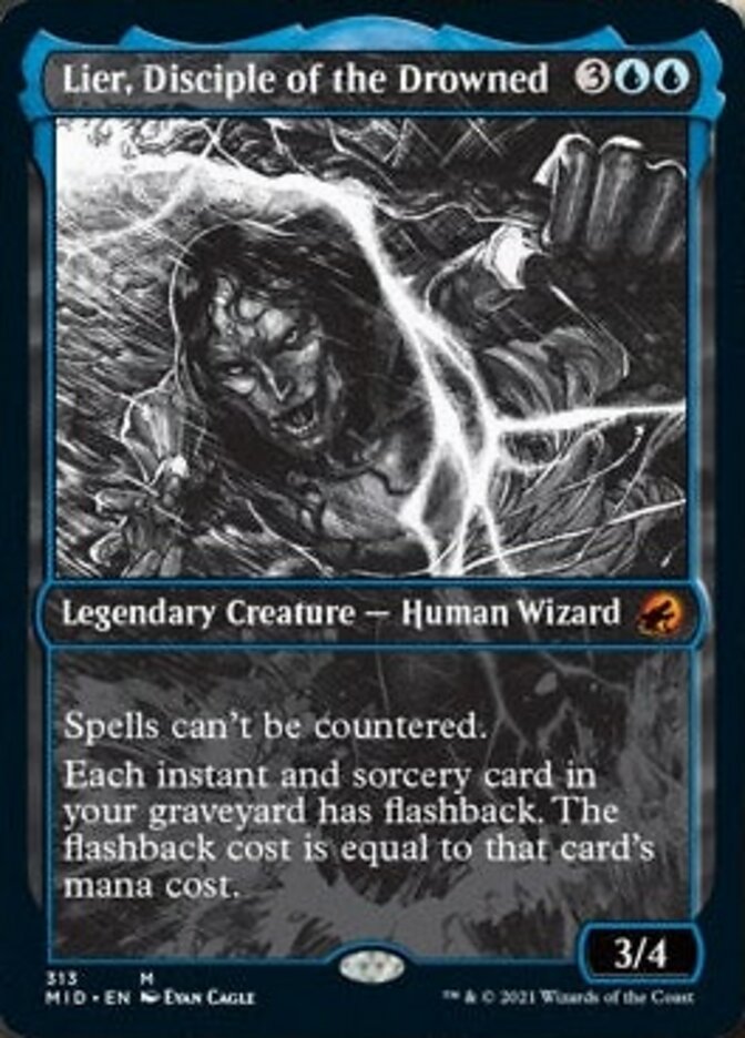 Lier, Disciple of the Drowned (Showcase Eternal Night) [Innistrad: Midnight Hunt] | Lots Moore NSW