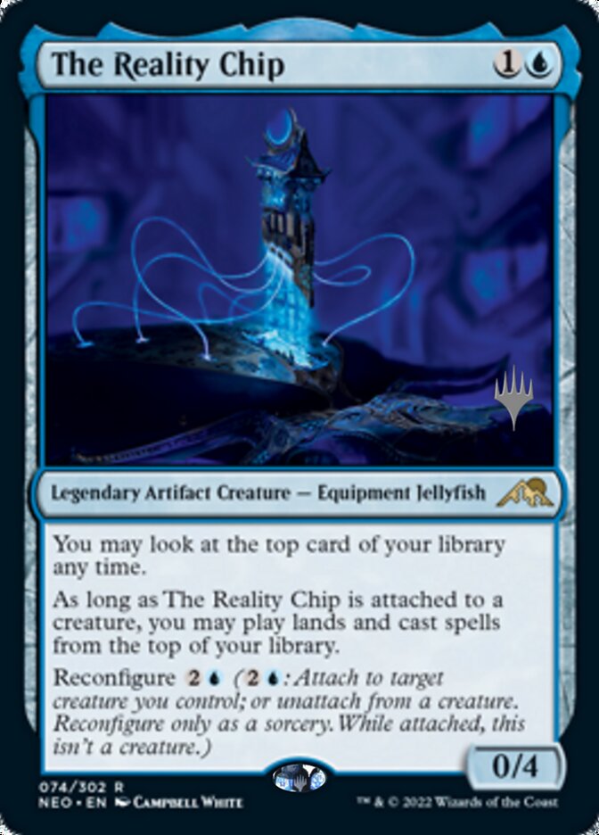 The Reality Chip (Promo Pack) [Kamigawa: Neon Dynasty Promos] | Lots Moore NSW