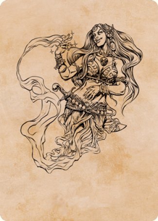 Djinni Windseer (Showcase) Art Card [Dungeons & Dragons: Adventures in the Forgotten Realms Art Series] | Lots Moore NSW