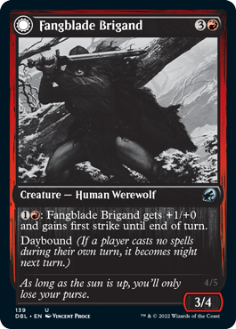 Fangblade Brigand // Fangblade Eviscerator [Innistrad: Double Feature] | Lots Moore NSW