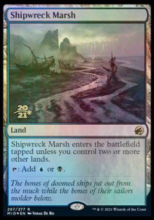 Shipwreck Marsh [Innistrad: Midnight Hunt Prerelease Promos] | Lots Moore NSW