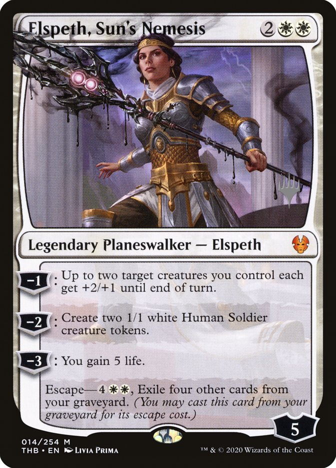 Elspeth, Sun's Nemesis (Promo Pack) [Theros Beyond Death Promos] | Lots Moore NSW