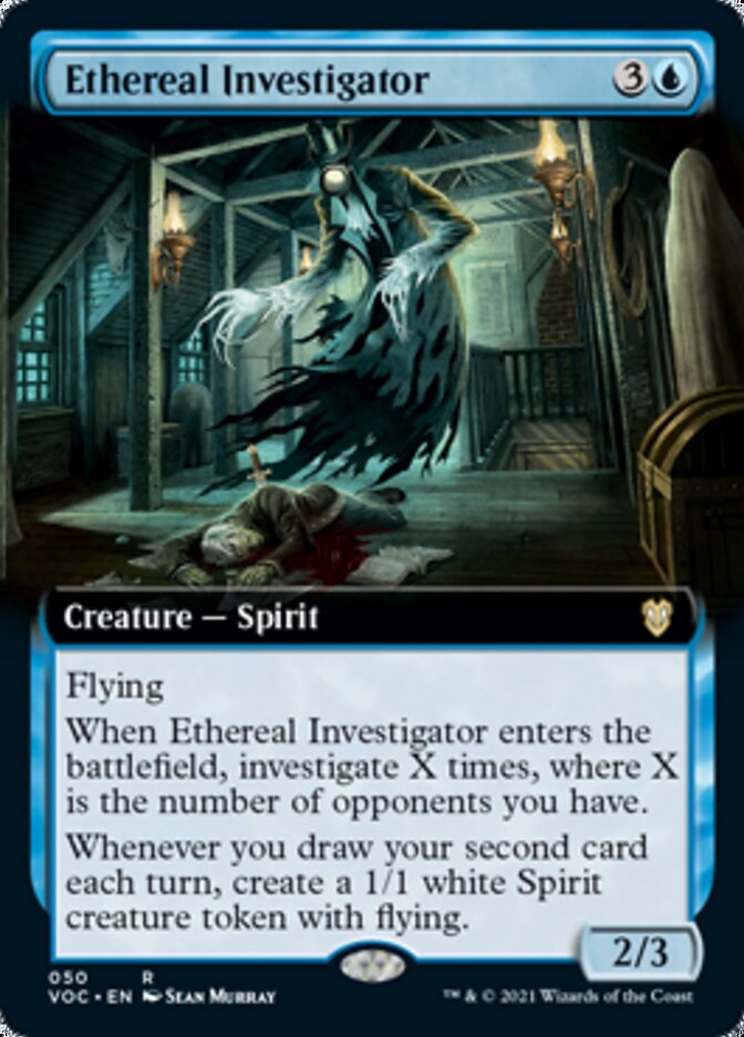 Ethereal Investigator (Extended Art) [Innistrad: Crimson Vow Commander] | Lots Moore NSW