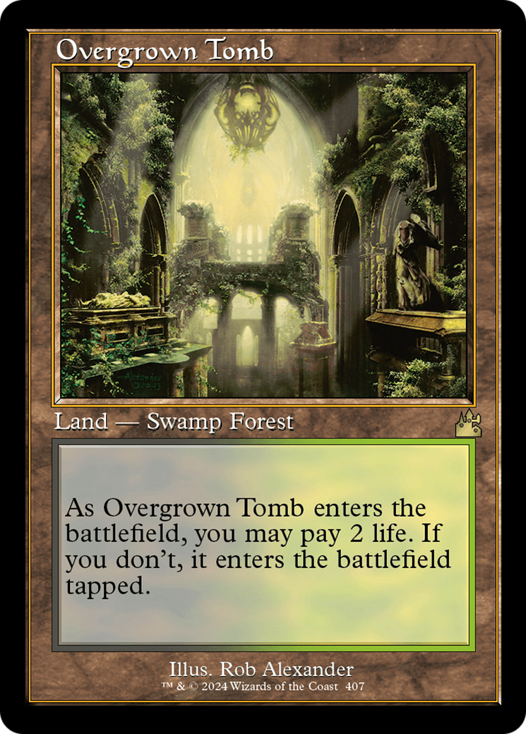 Overgrown Tomb (Retro) [Ravnica Remastered] | Lots Moore NSW