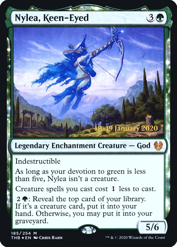 Nylea, Keen-Eyed [Theros Beyond Death Prerelease Promos] | Lots Moore NSW