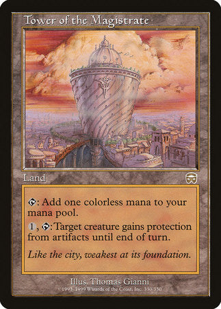 Tower of the Magistrate [Mercadian Masques] | Lots Moore NSW