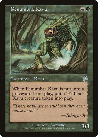 Penumbra Kavu [Apocalypse] | Lots Moore NSW