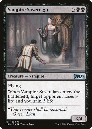 Vampire Sovereign [Core Set 2019] | Lots Moore NSW