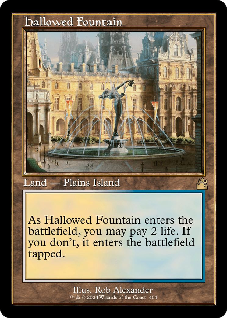 Hallowed Fountain (Retro) [Ravnica Remastered] | Lots Moore NSW