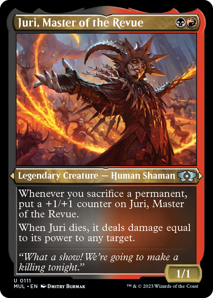 Juri, Master of the Revue (Foil Etched) [Multiverse Legends] | Lots Moore NSW