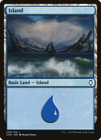 Island (290) [Commander Anthology Volume II] | Lots Moore NSW