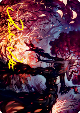 Splendid Reclamation Art Card (Gold-Stamped Signature) [Innistrad: Crimson Vow Art Series] | Lots Moore NSW