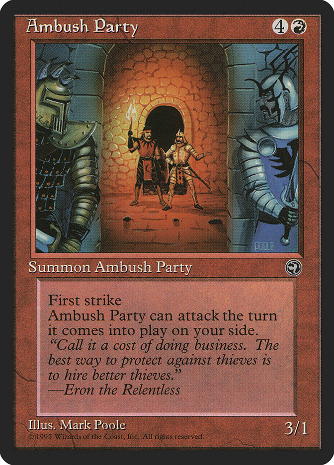 Ambush Party (Eron Flavor Text) [Homelands] | Lots Moore NSW