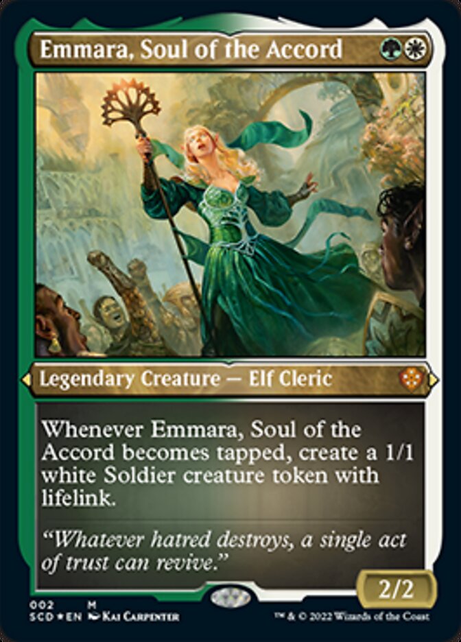 Emmara, Soul of the Accord (Foil Etched) [Starter Commander Decks] | Lots Moore NSW