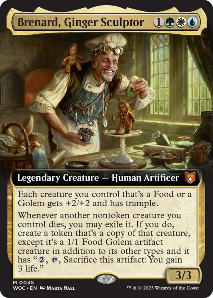 Brenard, Ginger Sculptor (Extended Art) [Wilds of Eldraine Commander] | Lots Moore NSW