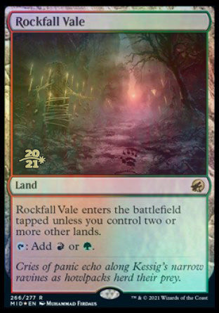 Rockfall Vale [Innistrad: Midnight Hunt Prerelease Promos] | Lots Moore NSW