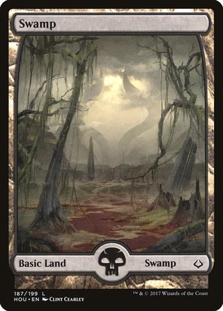 Swamp (187) - Full Art [Hour of Devastation] | Lots Moore NSW