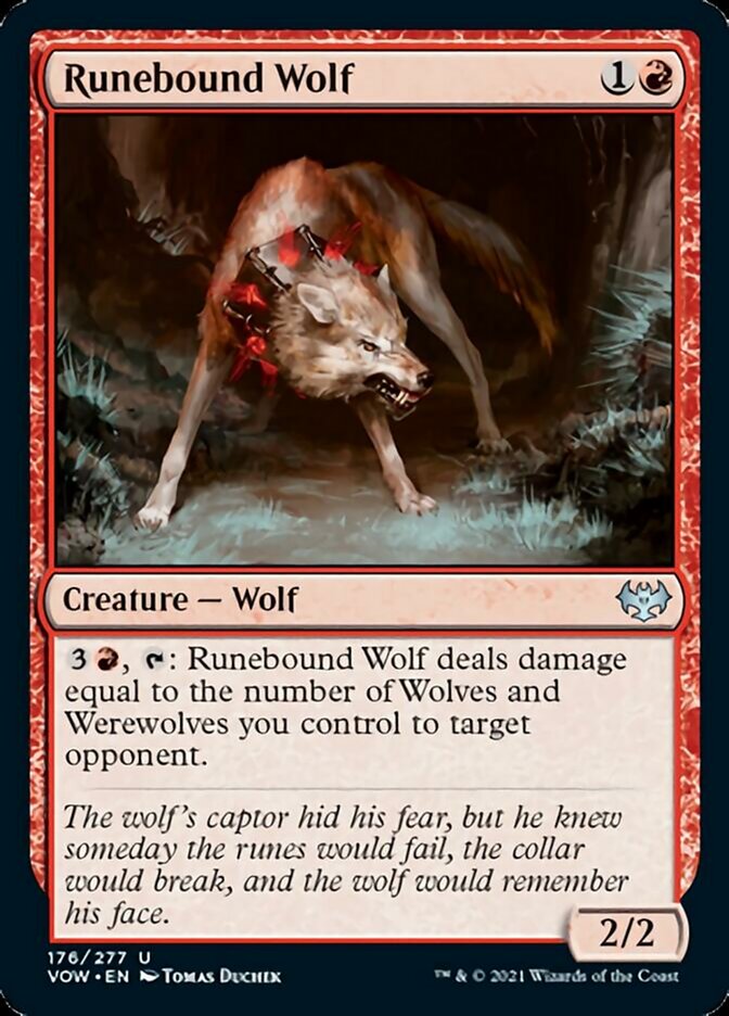 Runebound Wolf [Innistrad: Crimson Vow] | Lots Moore NSW