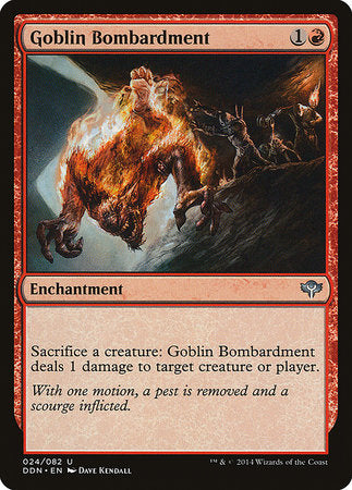 Goblin Bombardment [Duel Decks: Speed vs. Cunning] | Lots Moore NSW