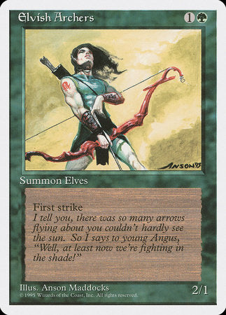 Elvish Archers [Fourth Edition] | Lots Moore NSW