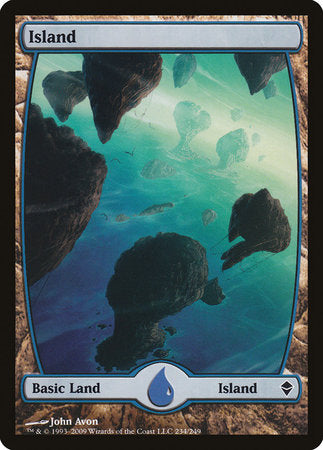 Island (234) - Full Art [Zendikar] | Lots Moore NSW