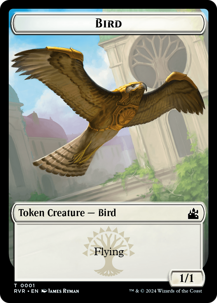 Bird // Voja Double-Sided Token [Ravnica Remastered Tokens] | Lots Moore NSW