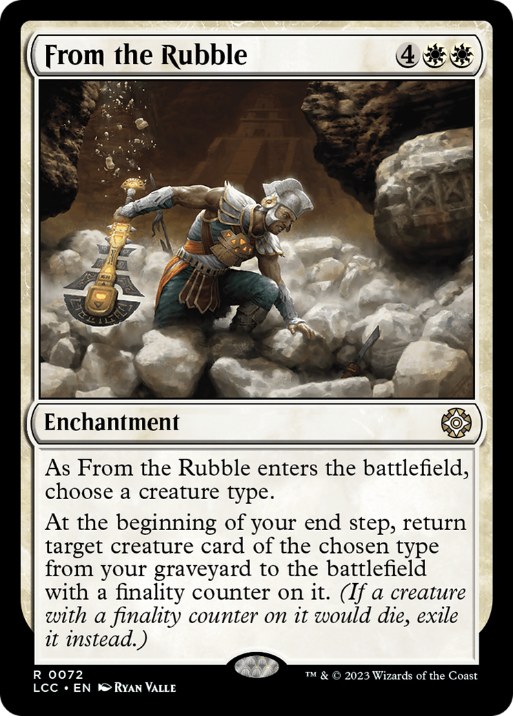 From the Rubble [The Lost Caverns of Ixalan Commander] | Lots Moore NSW