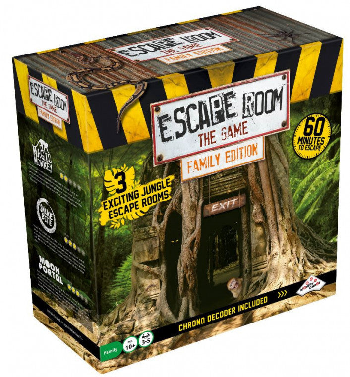 Escape Room the Game Family Edition - Jungle Board Game | Lots Moore NSW