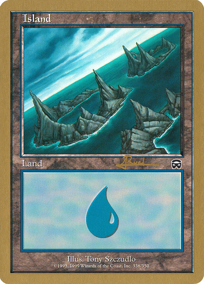 Island (ar338) (Antoine Ruel) [World Championship Decks 2001] | Lots Moore NSW