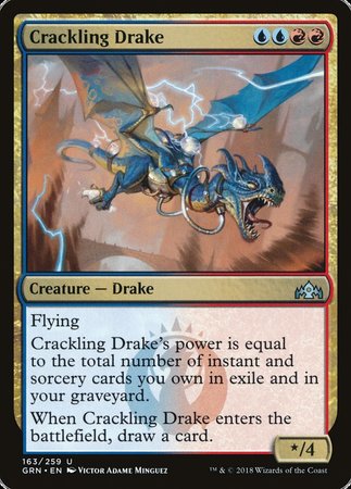 Crackling Drake [Guilds of Ravnica] | Lots Moore NSW