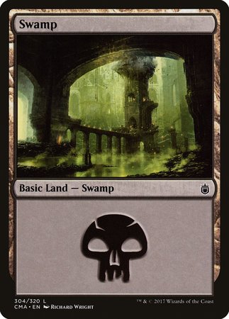 Swamp (304) [Commander Anthology] | Lots Moore NSW