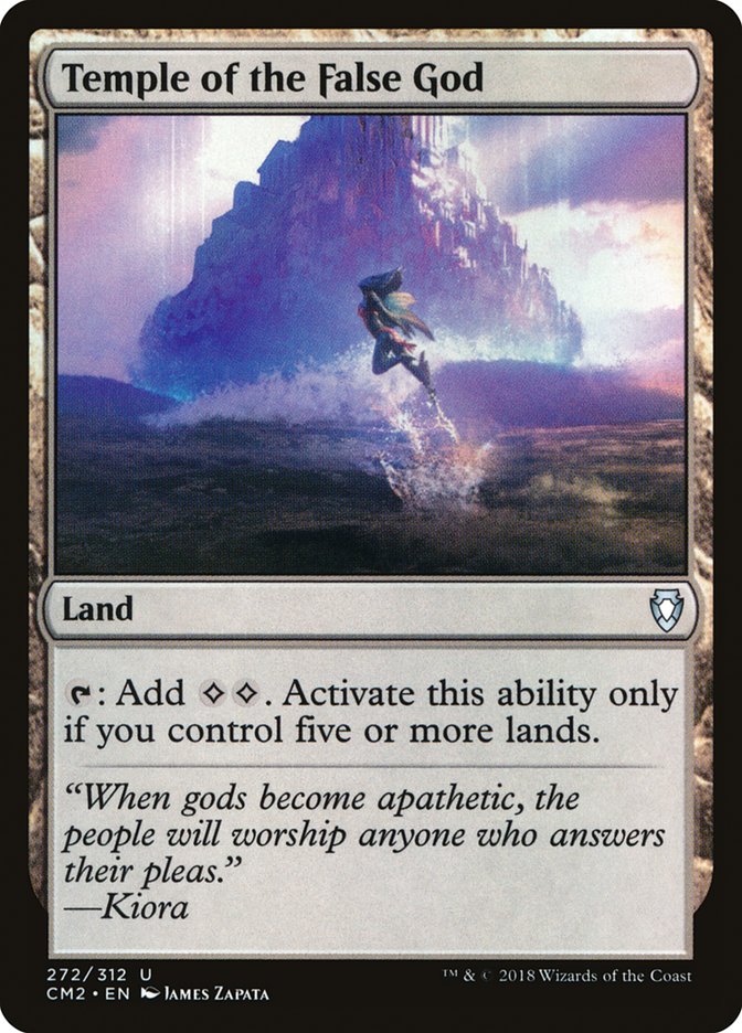 Temple of the False God (272/312) [Commander Anthology Volume II] | Lots Moore NSW