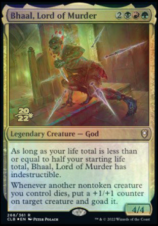Bhaal, Lord of Murder [Commander Legends: Battle for Baldur's Gate Prerelease Promos] | Lots Moore NSW