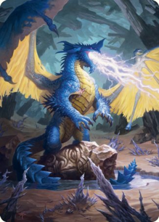 Blue Dragon Art Card [Dungeons & Dragons: Adventures in the Forgotten Realms Art Series] | Lots Moore NSW