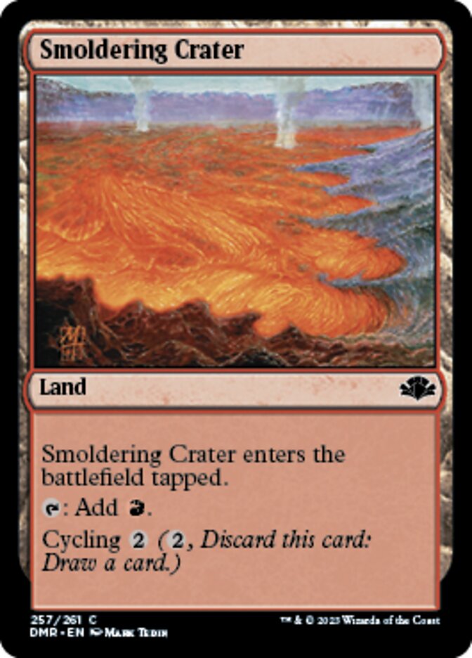 Smoldering Crater [Dominaria Remastered] | Lots Moore NSW