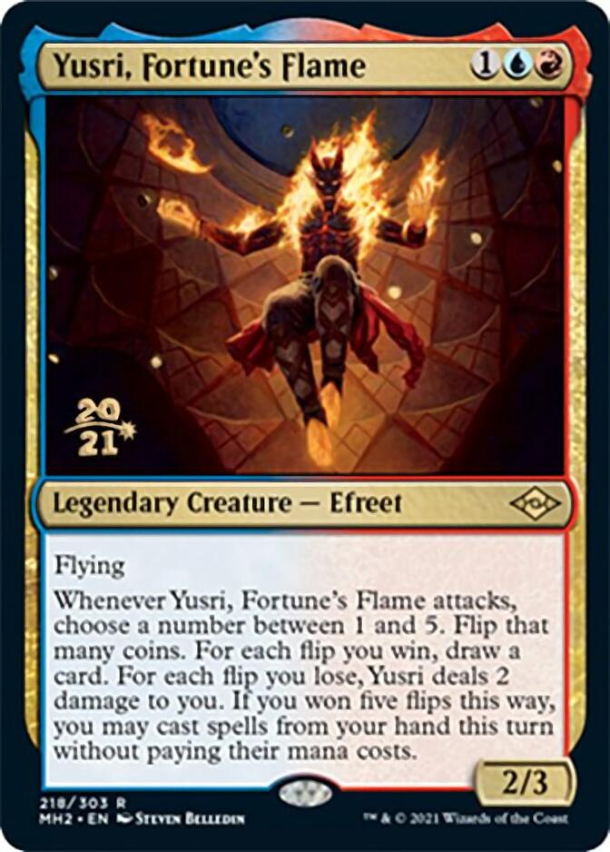 Yusri, Fortune's Flame [Modern Horizons 2 Prerelease Promos] | Lots Moore NSW