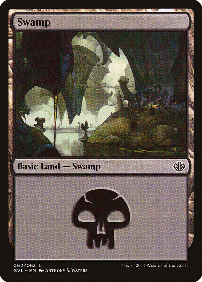 Swamp (62) (Garruk vs. Liliana) [Duel Decks Anthology] | Lots Moore NSW