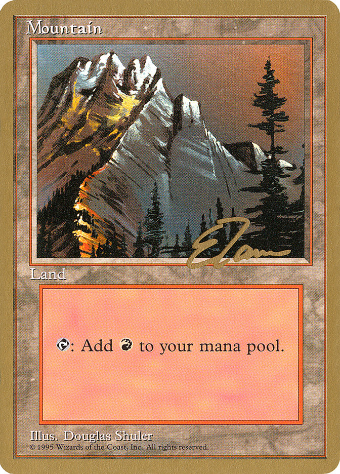 Mountain (et373) (Eric Tam) [Pro Tour Collector Set] | Lots Moore NSW