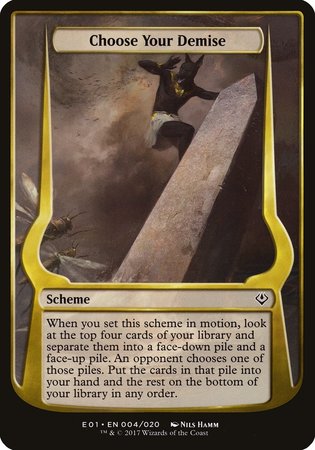 Choose Your Demise (Archenemy: Nicol Bolas) [Archenemy: Nicol Bolas Schemes] | Lots Moore NSW