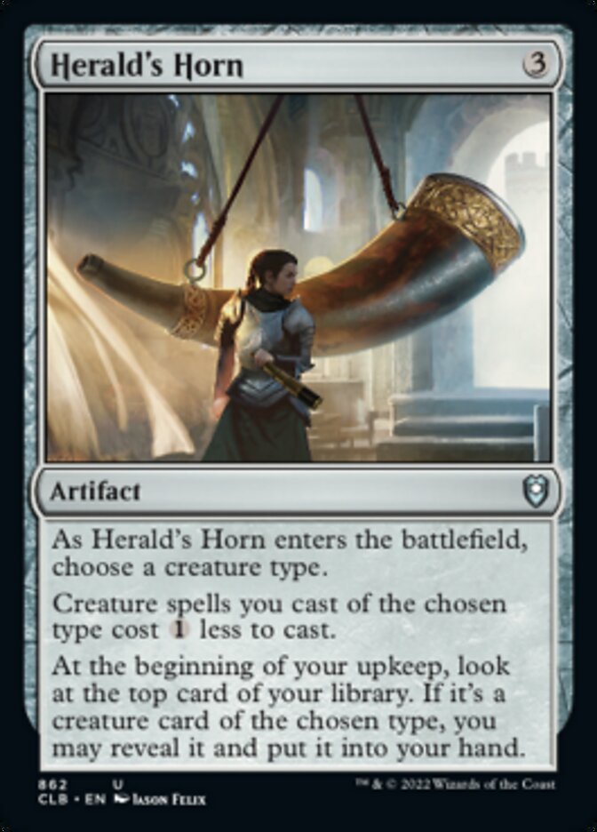 Herald's Horn [Commander Legends: Battle for Baldur's Gate] | Lots Moore NSW