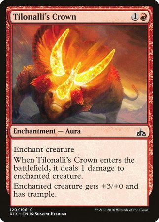 Tilonalli's Crown [Rivals of Ixalan] | Lots Moore NSW