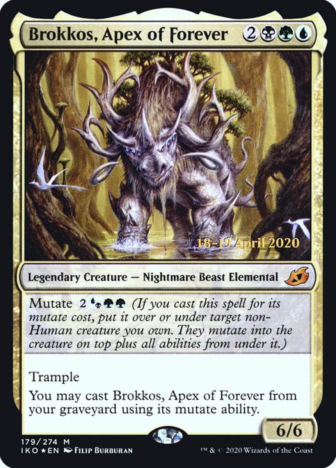 Brokkos, Apex of Forever  [Ikoria: Lair of Behemoths Prerelease Promos] | Lots Moore NSW