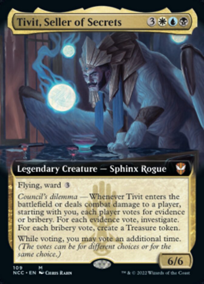 Tivit, Seller of Secrets (Extended Art) [Streets of New Capenna Commander] | Lots Moore NSW