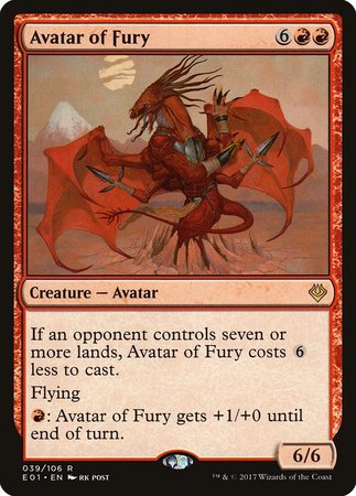 Avatar of Fury [Archenemy: Nicol Bolas] | Lots Moore NSW