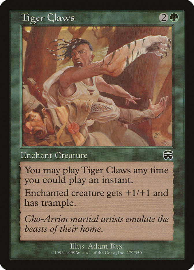 Tiger Claws [Mercadian Masques] | Lots Moore NSW